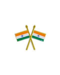 INDIA BADGE FLAG DUAL