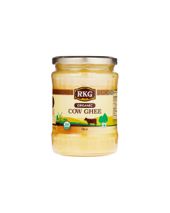 RKG ORGANIC COW GHEE 500 ML GLASS BOTTLE