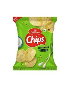 HALDIRAMS CHIPS SOUR CRM ONION 120GM