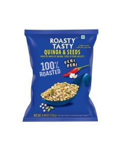 ROASTY TASTY QUINOA PUFF & SEEDS 125G (PERI PERI)