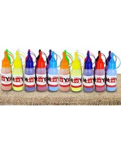 RANGOLI COLOUR BOTTLE 10 PCS SET
